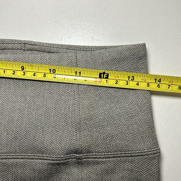 Athleta Delancey Herringbone Tight Legging Moto Gray Zip Back Pockets Size small - Picture 7 of 8